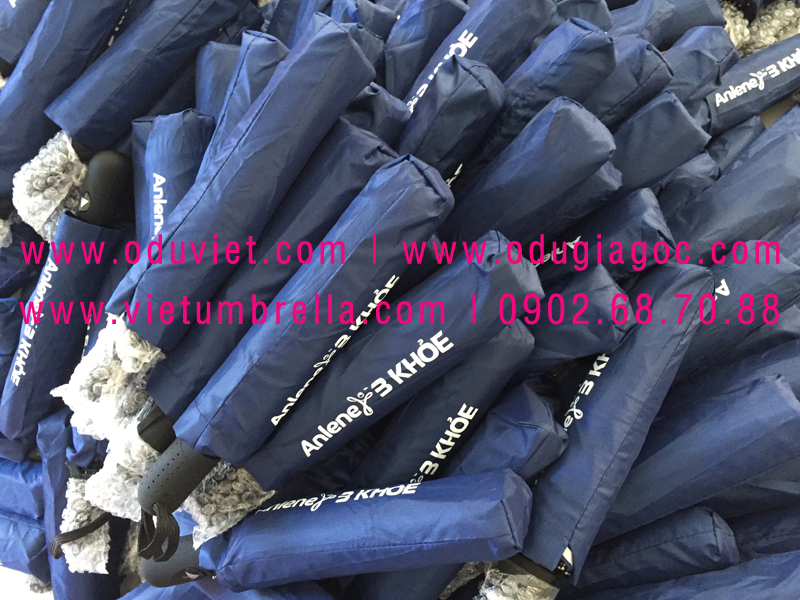 xưởng sản xuất ô dù cầm tay in logo quảng cáo